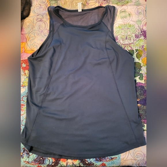Blue Sleeveless Athletic Top, Large - Picture 1 of 6